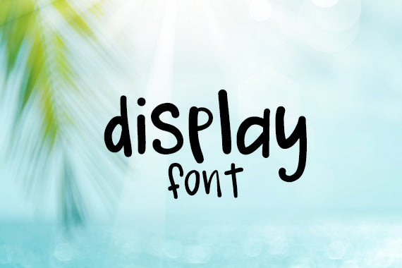 CG Display Font - Digital Download