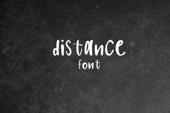 CG Distance Font - Digital Download