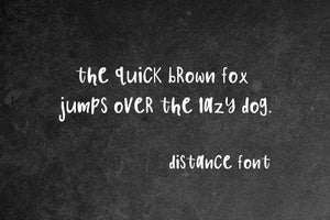 CG Distance Font - Digital Download