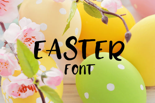 CG Easter Font - Digital Download