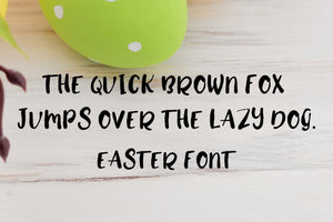 CG Easter Font - Digital Download