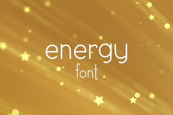 CG Energy Font - Digital Download