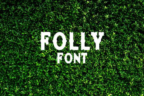 CG Folly Font - Digital Download