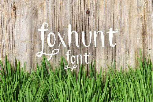 CG Foxhunt Font - Digital Download