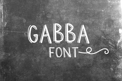 CG Gabba Font - Digital Download