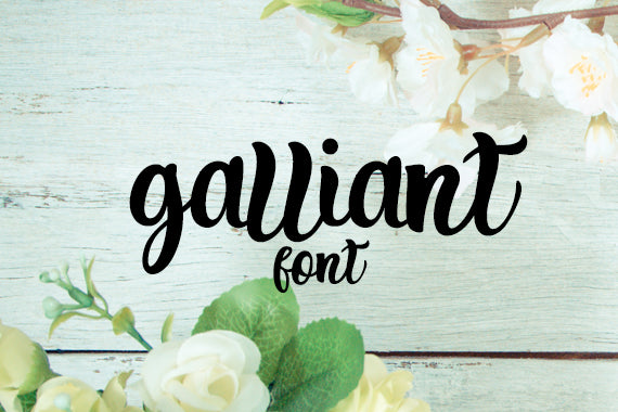 CG Galliant Font - Digital Download