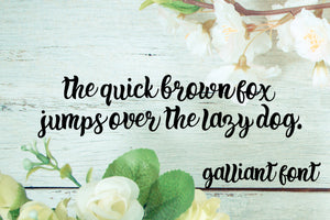 CG Galliant Font - Digital Download