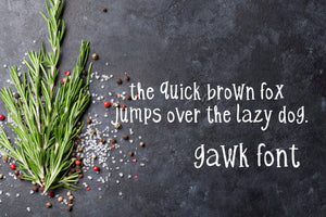 CG Gawk Font - Digital Download