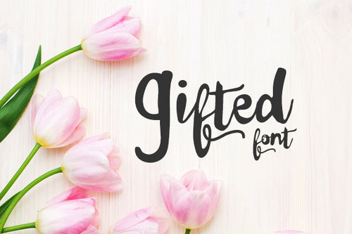 CG Gifted Font - Digital Download
