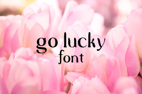 Cg Go Lucky Font - Digital Download