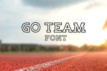 Load image into Gallery viewer, CG Go Team Font - Digital Download