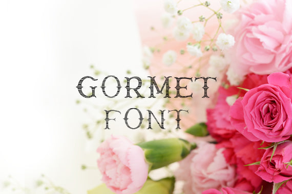 Cg Gormet Font - Digital Download