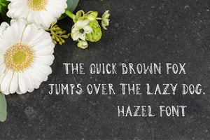 CG Hazel Font - Digital Download