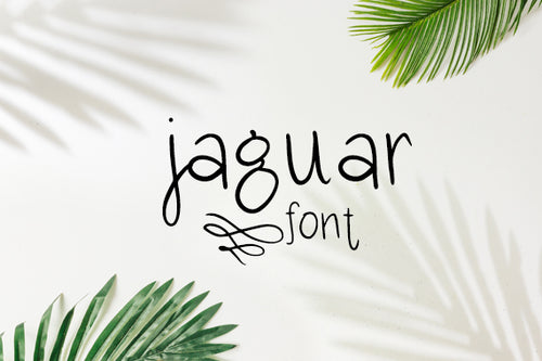 CG Jaguar Font - Digital Download