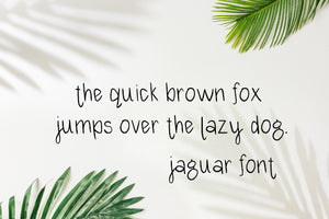 CG Jaguar Font - Digital Download