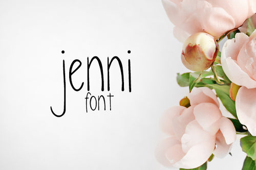 CG Jenni Font - Digital Download