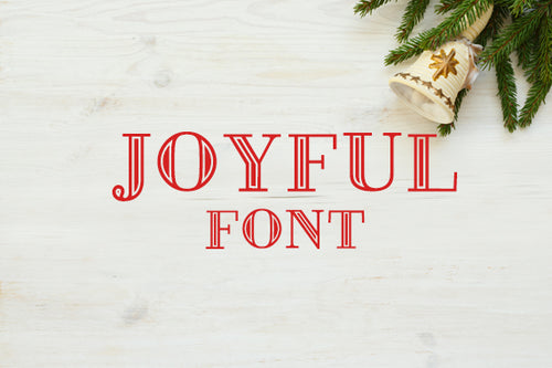 CG Joyful Font - Digital Download