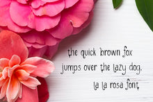 Load image into Gallery viewer, CG La La Rosa Font - Digital Download