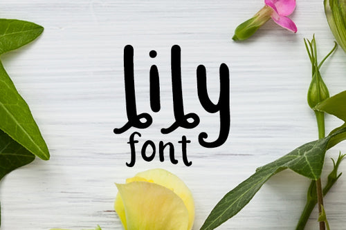 CG Lily Font - Digital Download