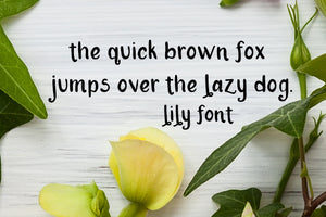 CG Lily Font - Digital Download