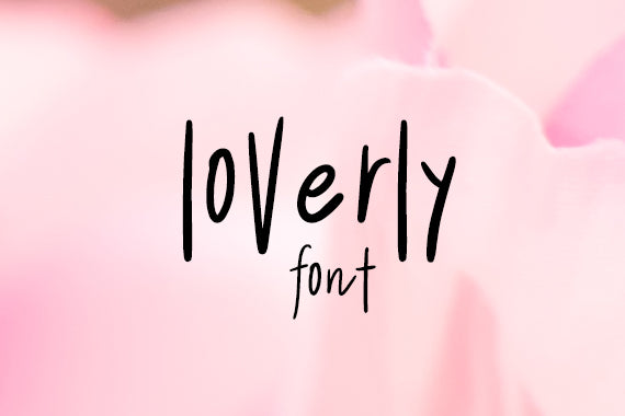 CG Loverly Font - Digital Download