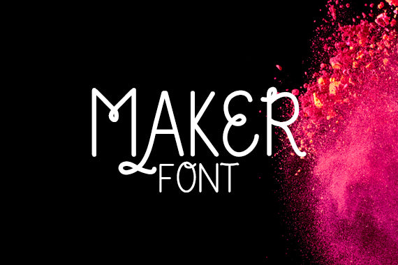 CG Maker Font - Digital Download
