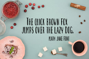 CG Mary Jane Font - Digital Download