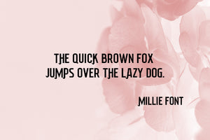 CG Millie Font - Digital Download