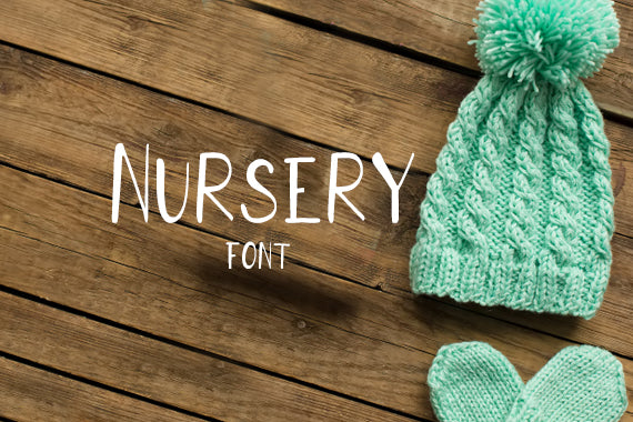 CG Nursery Font - Digital Download