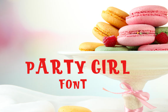 CG Party Girl Font - Digital Download