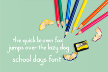 Load image into Gallery viewer, CG School Days Font - Digital Download