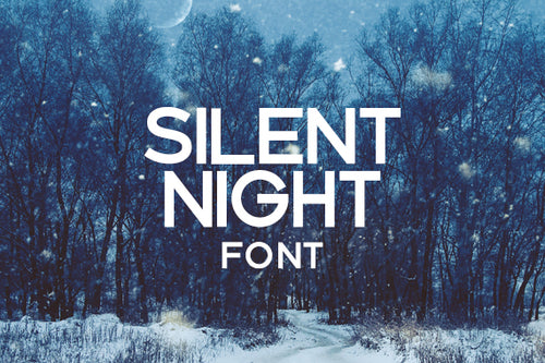 CG Silent Night Font - Digital Download