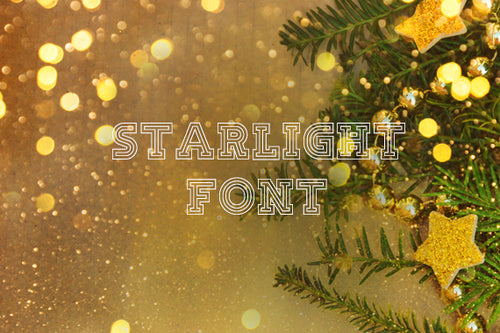 CG Starlight Font - Digital Download