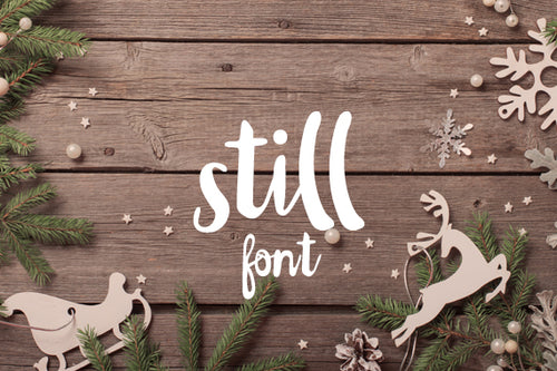 CG Still Font - Digital Download