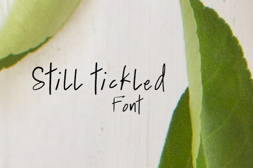 CG Still Tickled Font - Digital Download