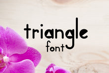 Load image into Gallery viewer, CG Triangle Font - Digital Download