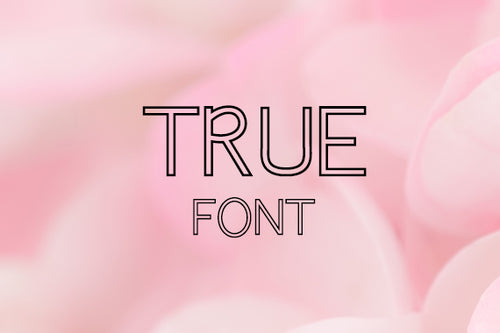 CG True Font - Digital Download