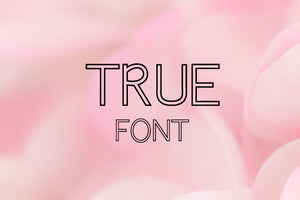 CG True Font - Digital Download