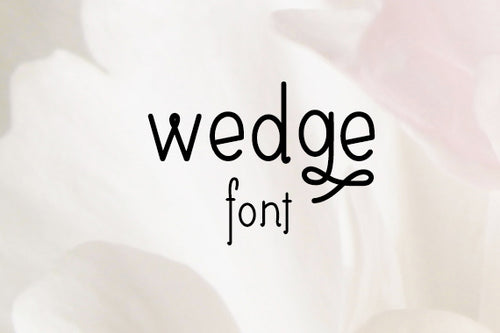 CG Wedge Font - Digital Download