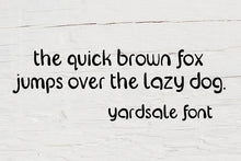 Load image into Gallery viewer, CG Yardsale Font - Digital Download