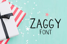 Load image into Gallery viewer, CG Zaggy Font - Digital Download