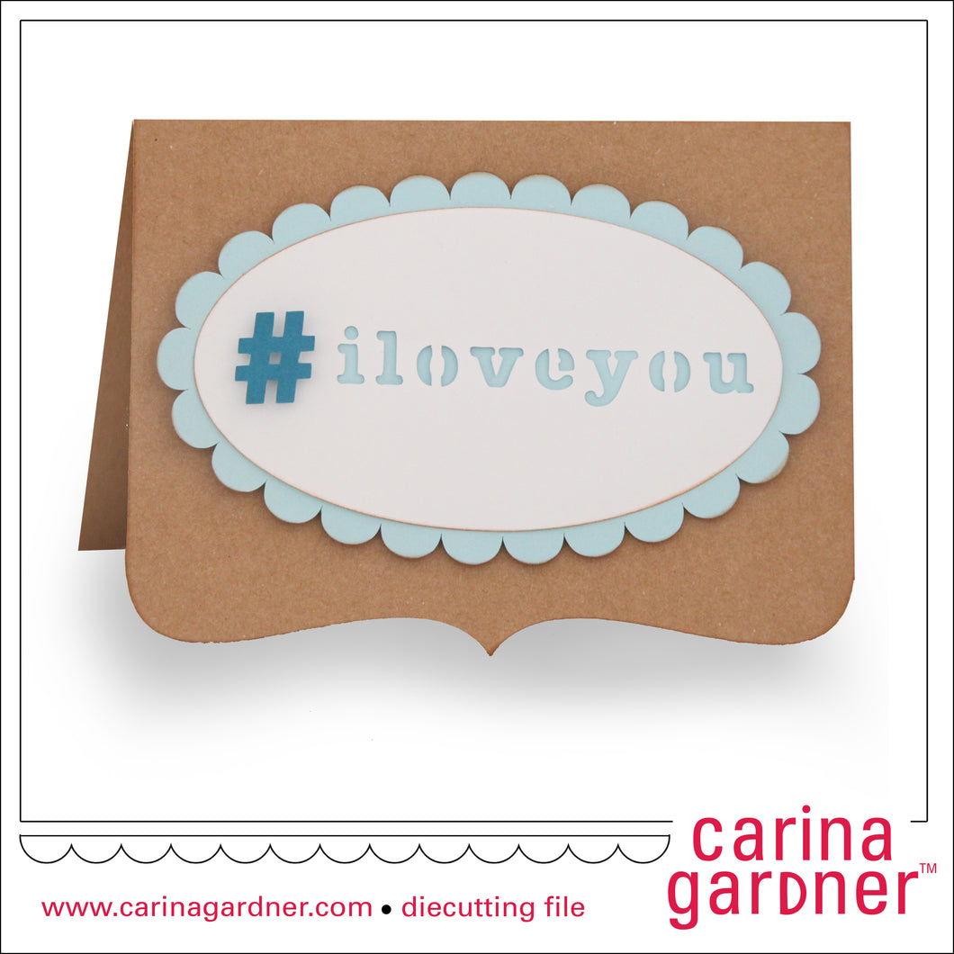 Hashtag Card - Digital Download
