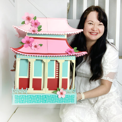 The Ultimate Paper Cherry Blossom Temple - Digital Download