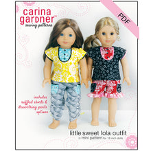 Load image into Gallery viewer, Little Sweet Lola Outfit Sewing Pattern PDF - Digital Download