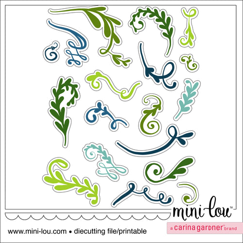 MiniLou Flourish Pretties Stickers