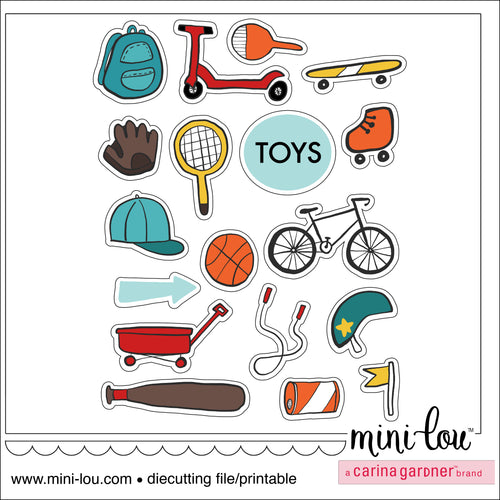 MiniLou Toys for Kids Stickers