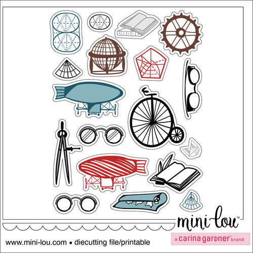MiniLou Vintage Bits Stickers