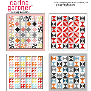 Anything Goes Quilt Sewing Pattern PDF - Sizes Lap, Twin, Queen, King  - Digital Download