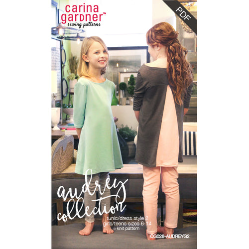 Audrey Collection - Girls/Teens Style 2 Sewing Pattern - Digital Download