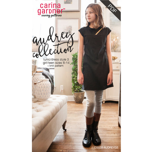 Audrey Collection - Girls/Teens Style 3 Sewing Pattern - Digital Download